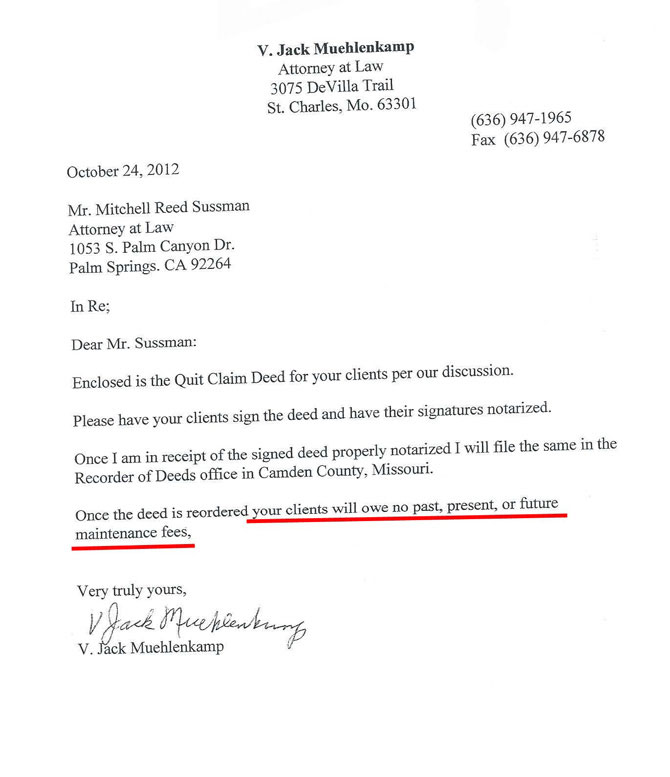 Timeshare Legal Action Other Resorts Timeshare Cancellation Letter